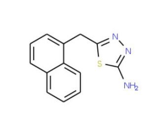 5-Naphthalen-1-ylmethyl-[1,3,4]thiadiazol-2-ylamine - chemical structure image