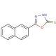 5-(naphthalen-2-yl)-1,3,4-oxadiazole-2-thiol - chemical structure image