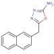 5-(naphthalen-2-ylmethyl)-1,3,4-oxadiazol-2-amine - chemical structure image