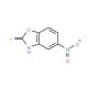 5-nitro-1,3-benzoxazole-2-thiol (CAS 22876-21-7) - chemical structure image