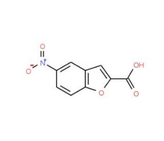5-Nitro-1-benzofuran-2-carboxylic acid (CAS 10242-12-3) - chemical structure image