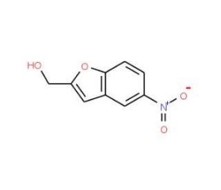 (5-Nitro-1-benzofuran-2-yl)methanol (CAS 90322-48-8) - chemical structure image