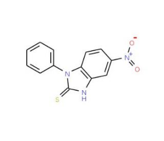 5-nitro-1-phenyl-1H-benzimidazole-2-thiol - chemical structure image