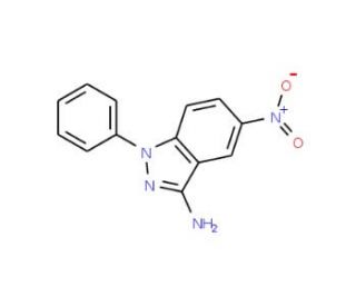 5-Nitro-1-phenyl-1H-indazol-3-amine - chemical structure image