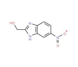 (5-nitro-1H-1,3-benzodiazol-2-yl)methanol - chemical structure image
