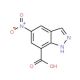 5-Nitro-1H-indazole-7-carboxylic acid (CAS 883290-89-9) - chemical structure image
