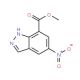 5-Nitro-1H-indazole-7-carboxylic acid methyl ester (CAS 632291-85-1) - chemical structure image