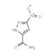5-Nitro-1H-pyrazole-3-carboxamide (CAS 297149-32-7) - chemical structure image