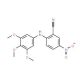 5-Nitro-2-[(3,4,5-trimethoxyphenyl)amino]-benzonitrile - chemical structure image