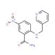 5-Nitro-2-[(pyridin-3-ylmethyl)amino]benzamide - chemical structure image
