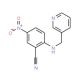 5-Nitro-2-[(pyridin-3-ylmethyl)amino]benzonitrile - chemical structure image