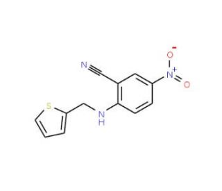 5-Nitro-2-[(thien-2-ylmethyl)amino]benzonitrile - chemical structure image