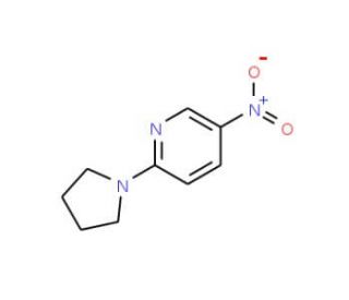 5-Nitro-2-(1-pyrrolidinyl)pyridine - chemical structure image