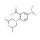 5-Nitro-2-(2,6-dimethylmorpholin-4-yl)benzoic acid - chemical structure image