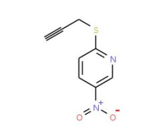 5-Nitro-2-(2-propynylsulfanyl)pyridine - chemical structure image