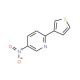 5-Nitro-2-(3-thienyl)pyridine - chemical structure image