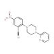 5-Nitro-2-(4-pyridin-2-ylpiperazin-1-yl)-benzonitrile - chemical structure image