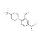 5-Nitro-2-[4-(trifluoromethyl)piperidino]-benzenecarbaldehyde - chemical structure image