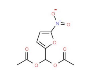 5-Nitro-2-furaldehyde diacetate (CAS 92-55-7) - chemical structure image