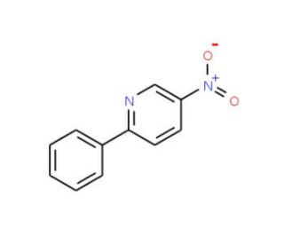 5-Nitro-2-phenylpyridine (CAS 89076-64-2) - chemical structure image