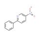 5-Nitro-2-phenylpyridine (CAS 89076-64-2) - chemical structure image