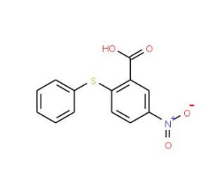 5-Nitro-2-phenylsulfanyl-benzoic acid (CAS 6345-67-1) - chemical structure image