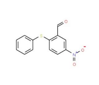5-Nitro-2-(phenylthio)benzaldehyde (CAS 52548-32-0) - chemical structure image