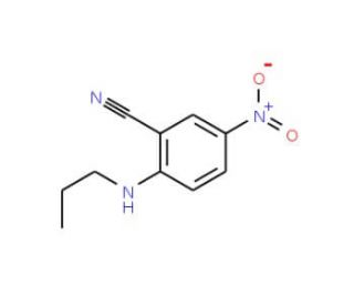 5-Nitro-2-(propylamino)benzonitrile - chemical structure image
