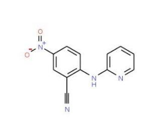 5-Nitro-2-(pyridin-2-ylamino)benzonitrile - chemical structure image