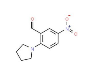 5-Nitro-2-pyrrolidin-1-ylbenzaldehyde (CAS 30742-59-7) - chemical structure image