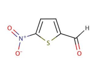 5-Nitro-2-thiophenecarboxaldehyde (CAS 4521-33-9) - chemical structure image