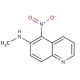 5-Nitro-6-methylaminoquinoline (CAS 14204-97-8) - chemical structure image