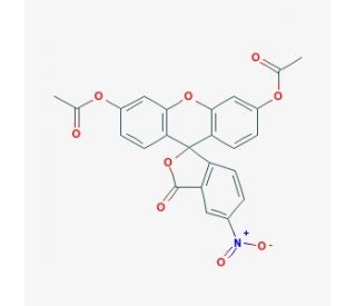 5-Nitrofluorescein Diacetate (CAS 14926-29-5) - chemical structure image