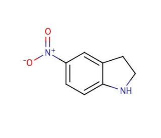 5-Nitroindoline (CAS 32692-19-6) - chemical structure image