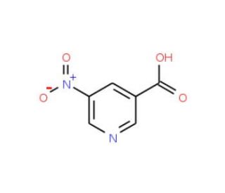 5-Nitropyridin-3-ylcarboxylic acid (CAS 2047-49-6) - chemical structure image