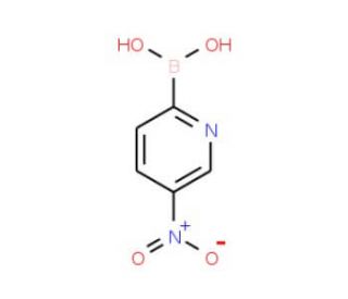 5-Nitropyridine-2-boronic acid (CAS 1072946-12-3) - chemical structure image