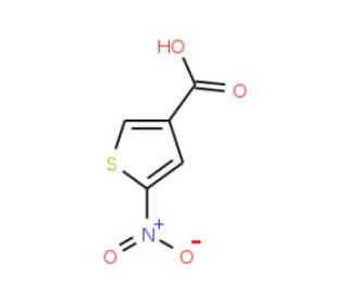 5-Nitrothiophene-3-carboxylic acid (CAS 40357-96-8) - chemical structure image