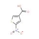 5-Nitrothiophene-3-carboxylic acid (CAS 40357-96-8) - chemical structure image