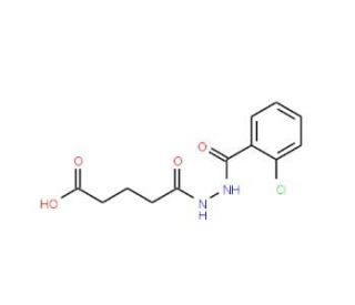5-[N&prime;-(2-Chloro-benzoyl)-hydrazino]-5-oxo-pentanoic acid - chemical structure image
