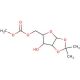 5-O-Carbomethoxy-1,2-O-isopropylidene-D-xylofuranose (CAS 5432-33-7) - chemical structure image
