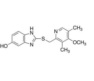 5-O-Desmethyl Omeprazole Sulfide (CAS 103877-02-7) - chemical structure image