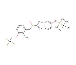 5-O-tert-Butyldimethylsilyl 5-Hydroxy Lansoprazole - chemical structure image