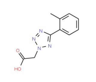 (5-o-Tolyl-tetrazol-2-yl)-acetic acid - chemical structure image