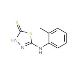 5-o-Tolylamino-[1,3,4]thiadiazole-2-thiol (CAS 27385-97-3) - chemical structure image