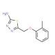 5-o-Tolyloxymethyl-[1,3,4]thiadiazol-2-ylamine - chemical structure image