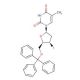 5-O-Trityl-3′-deoxy-3′-fluorothymidine (CAS 135197-63-6) - chemical structure image