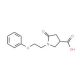 5-oxo-1-(2-phenoxyethyl)pyrrolidine-3-carboxylic acid - chemical structure image