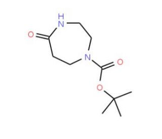 5-Oxo-[1,4]diazepane-1-carboxylic acid tert-butyl ester (CAS 190900-21-1) - chemical structure image