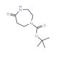 5-Oxo-[1,4]diazepane-1-carboxylic acid tert-butyl ester (CAS 190900-21-1) - chemical structure image