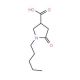 5-Oxo-1-pentylpyrrolidine-3-carboxylic acid - chemical structure image